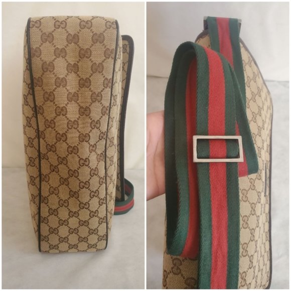 GUCCI Monogram Web Messenger Bag - Picture 11 of 15